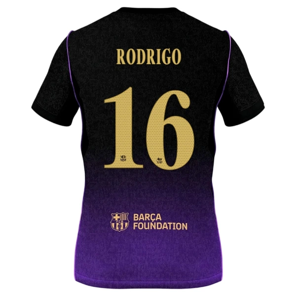 Maglia Barcellona Rodrigo 16 Uomo Secondo 2026-27