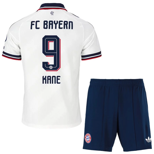 Completo calcio FC Bayern Monaco Kane 9 Bambino Secondo 2026-27 Completo calcio FC Bayern Monaco Kane 9 Bambino Secondo 2026-27