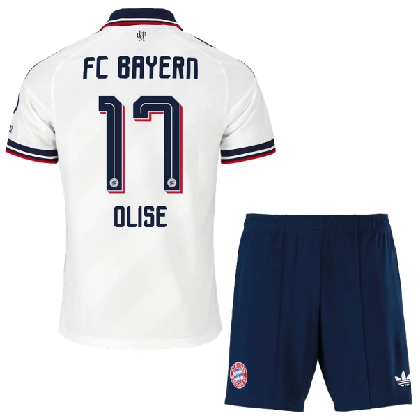 Completo calcio FC Bayern Monaco Olise 17 Bambino Secondo 2026-27 Completo calcio FC Bayern Monaco Olise 17 Bambino Secondo 2026-27
