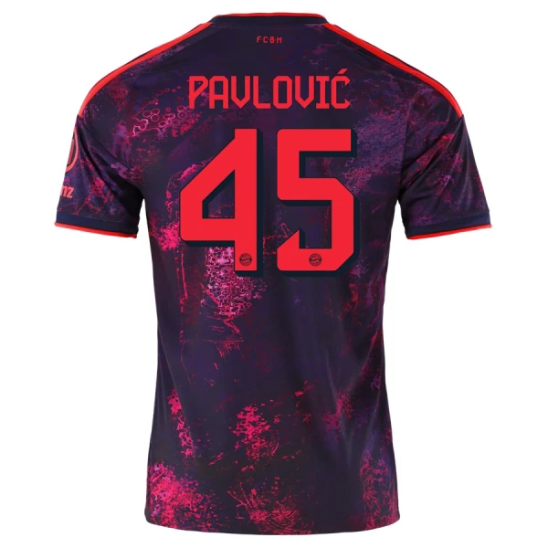 Maglia FC Bayern Monaco Pavlovic 45 Uomo 3rd 2026-27 Maglia FC Bayern Monaco Pavlovic 45 Uomo 3rd 2026-27