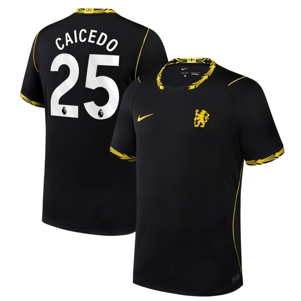 Maglia Chelsea Caicedo 25 Uomo Secondo 2026-27