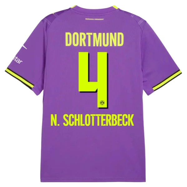 Maglia Borussia Dortmund N. Schlotterbeck 4 Uomo 3rd 2026-27 Maglia Borussia Dortmund N. Schlotterbeck 4 Uomo 3rd 2026-27