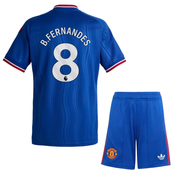 Completo calcio Manchester United Bruno Fernandes 8 Bambino Secondo 2026-27 Completo calcio Manchester United Bruno Fernandes 8 Bambino Secondo 2026-27
