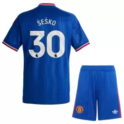 Completo calcio Manchester United Sesko 30 Bambino Secondo 2026-27 Completo calcio Manchester United Sesko 30 Bambino Secondo 2026-27