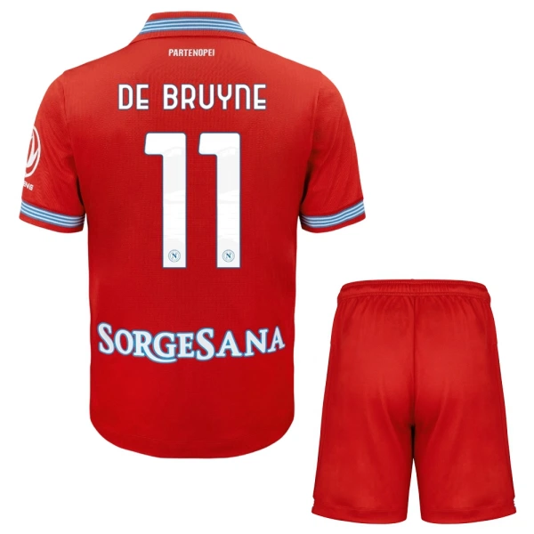 Completo calcio Napoli De Bruyne 11 Bambino 3rd 2026-27
