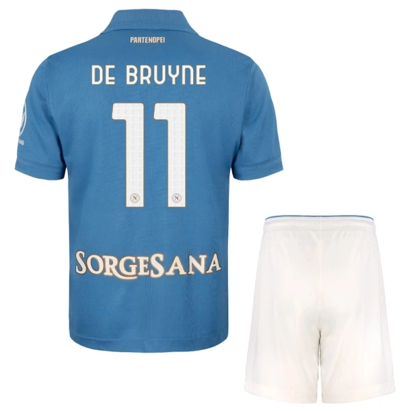 Completo calcio Napoli De Bruyne 11 Bambino Primo 2026-27 Completo calcio Napoli De Bruyne 11 Bambino Primo 2026-27