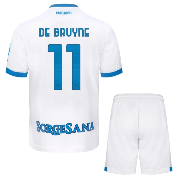Completo calcio Napoli De Bruyne 11 Bambino Secondo 2026-27 Completo calcio Napoli De Bruyne 11 Bambino Secondo 2026-27