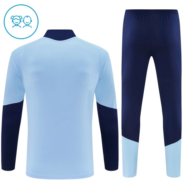 Ajax Amsterdam Felpe da Allenamento Bambino 1/4-Zip 2026-27 Blu