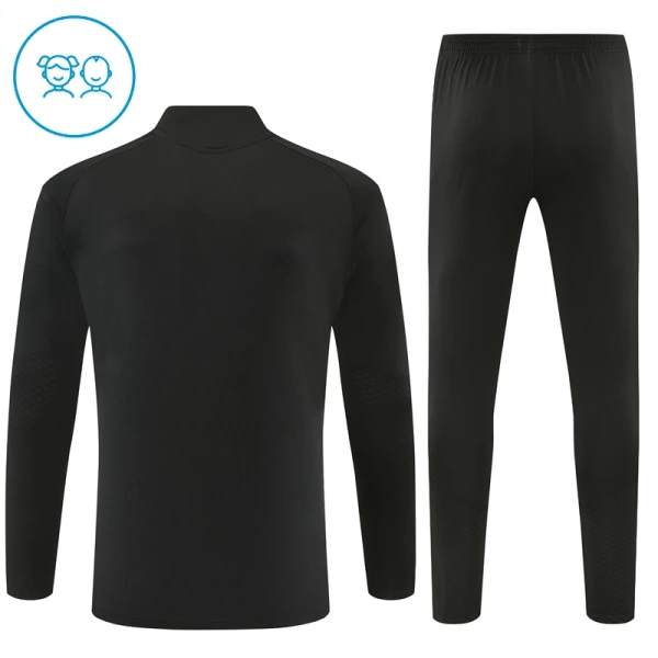 Arsenal Felpe da Allenamento Bambino 1/4-Zip 2026-27 Nera