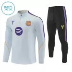 Barcellona Felpe da Allenamento Bambino 1/4-Zip 2026-27 Bianca