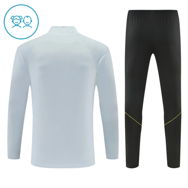 Barcellona Felpe da Allenamento Bambino 1/4-Zip 2026-27 Bianca