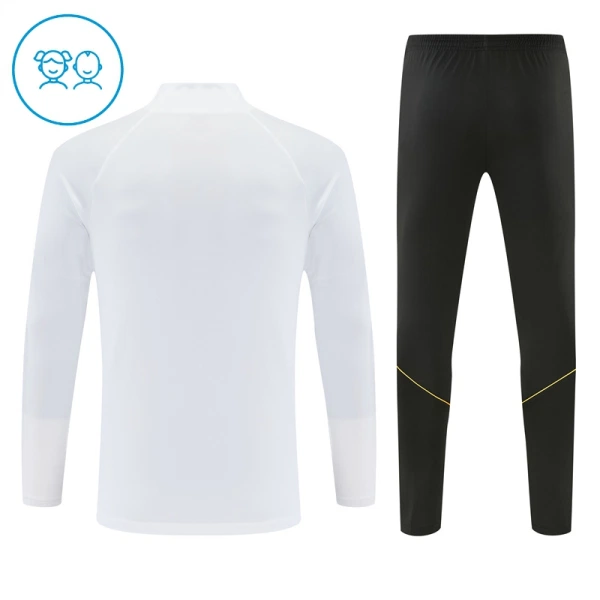 Barcellona Felpe da Allenamento Bambino 1/4-Zip 2026-27 Bianca