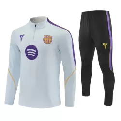 Barcellona Felpe da Allenamento Uomo 1/4-Zip 2026-27 Bianca Barcellona Felpe da Allenamento Uomo 1/4-Zip 2026-27 Bianca