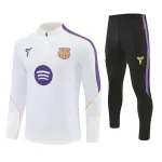 Barcellona Felpe da Allenamento Uomo 1/4-Zip 2026-27 Bianca
