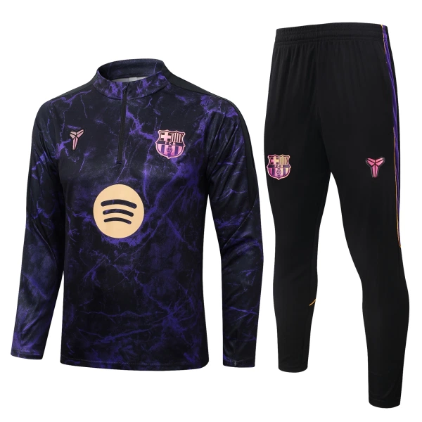 Barcellona Felpe da Allenamento Uomo 1/4-Zip 2026-27 Nera
