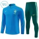 Brasile Felpe da Allenamento Bambino 1/4-Zip 2026-27 Blu Brasile Felpe da Allenamento Bambino 1/4-Zip 2026-27 Blu