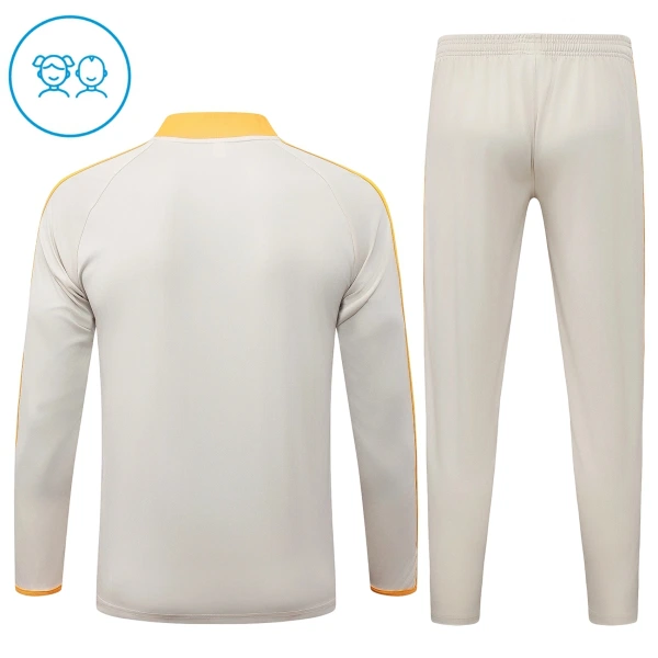 FC Bayern Monaco Felpe da Allenamento Bambino 1/4-Zip 2026-27 Bianca