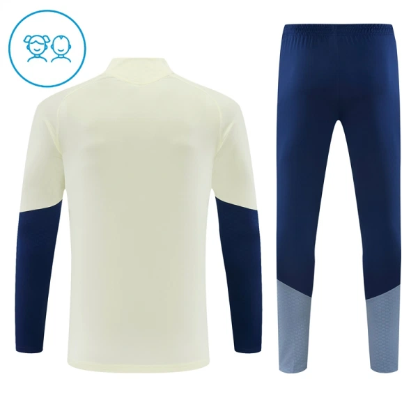 FC Bayern Monaco Felpe da Allenamento Bambino 1/4-Zip 2026-27 Bianca