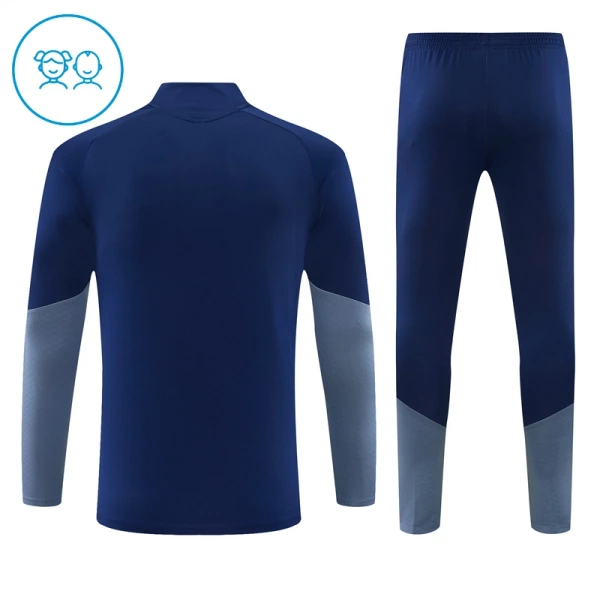 FC Bayern Monaco Felpe da Allenamento Bambino 1/4-Zip 2026-27 Blu
