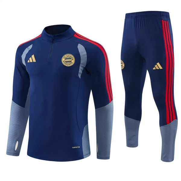 FC Bayern Monaco Felpe da Allenamento Uomo 1/4-Zip 2026-27 Blu FC Bayern Monaco Felpe da Allenamento Uomo 1/4-Zip 2026-27 Blu