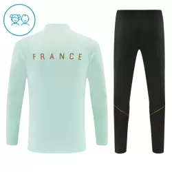 Francia Felpe da Allenamento Bambino 1/4-Zip 2026-27 Bianca