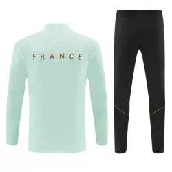 Francia Felpe da Allenamento Uomo 1/4-Zip 2026-27 Bianca