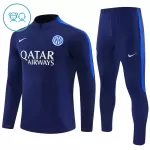 Inter Milan Felpe da Allenamento Bambino 1/4-Zip 2026-27 Blu