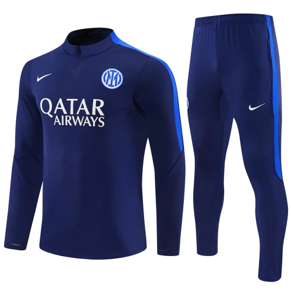 Inter Milan Felpe da Allenamento Uomo 1/4-Zip 2026-27 Blu Inter Milan Felpe da Allenamento Uomo 1/4-Zip 2026-27 Blu