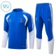 Juventus Felpe da Allenamento Bambino 1/4-Zip 2026-27 Blu
