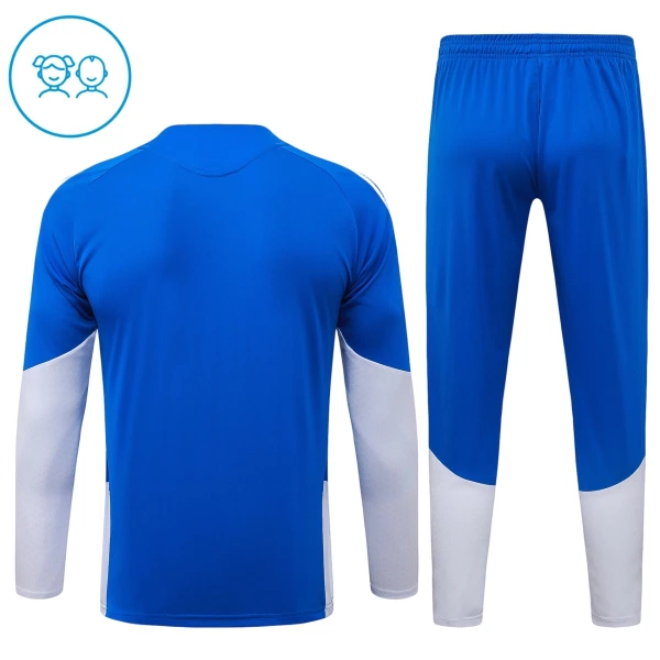 Juventus Felpe da Allenamento Bambino 1/4-Zip 2026-27 Blu