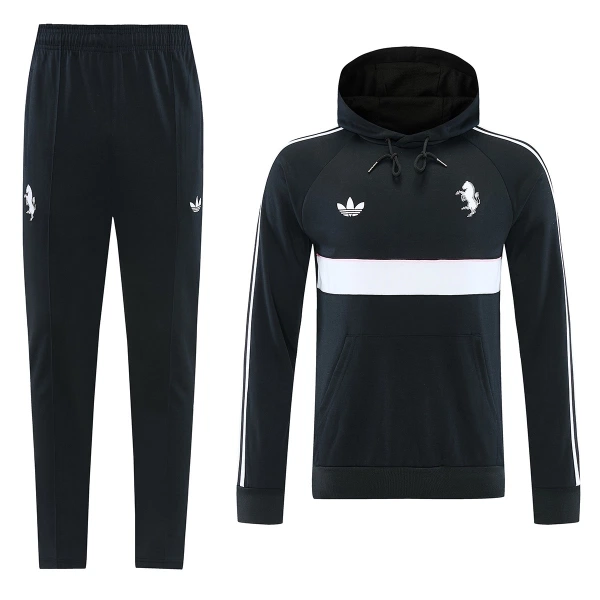 Juventus Hoodie Felpe da Allenamento Uomo 2026-27 Nera Juventus Hoodie Felpe da Allenamento Uomo 2026-27 Nera