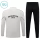 Manchester City Felpe da Allenamento Bambino 1/4-Zip 2026-27 Grigio