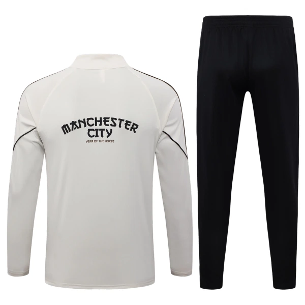 Manchester City Felpe da Allenamento Uomo 1/4-Zip 2026-27 Grigio