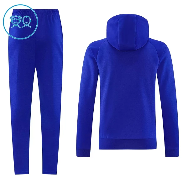 Manchester United Hoodie Felpe da Allenamento Bambino 2026-27 Blu