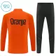 Paesi Bassi Felpe da Allenamento Bambino 1/4-Zip 2026-27 Arancia
