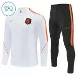 Paesi Bassi Felpe da Allenamento Bambino 1/4-Zip 2026-27 Bianca