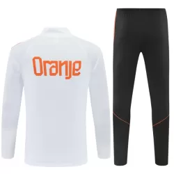 Paesi Bassi Felpe da Allenamento Uomo 1/4-Zip 2026-27 Bianca