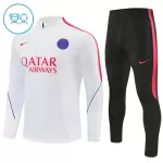 Paris Saint-Germain Felpe da Allenamento Bambino 1/4-Zip 2026-27 Bianca
