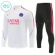 Paris Saint-Germain Felpe da Allenamento Bambino 1/4-Zip 2026-27 Bianca Paris Saint-Germain Felpe da Allenamento Bambino 1/4-Zip 2026-27 Bianca