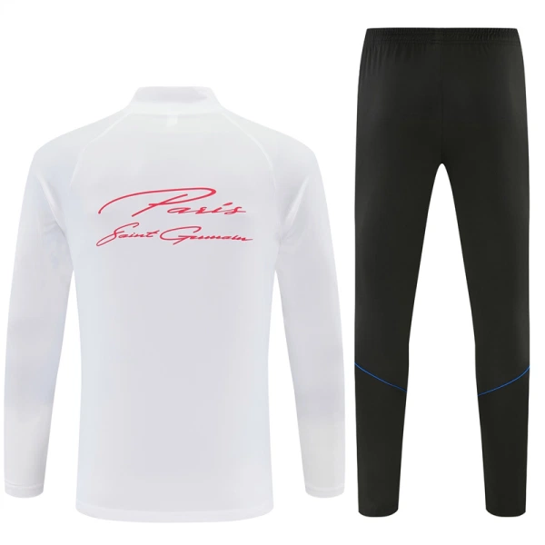 Paris Saint-Germain Felpe da Allenamento Uomo 1/4-Zip 2026-27 Bianca