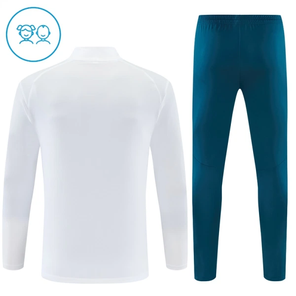 Portogallo Felpe da Allenamento Bambino 1/4-Zip 2026-27 Bianca