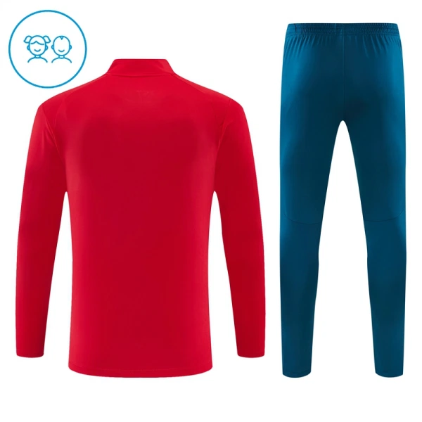 Portogallo Felpe da Allenamento Bambino 1/4-Zip 2026-27 Rossa