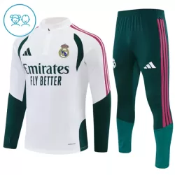 Real Madrid Felpe da Allenamento Bambino 1/4-Zip 2026-27 Bianca Real Madrid Felpe da Allenamento Bambino 1/4-Zip 2026-27 Bianca