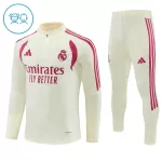 Real Madrid Felpe da Allenamento Bambino 1/4-Zip 2026-27 Bianca