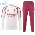 Real Madrid Felpe da Allenamento Bambino 1/4-Zip 2026-27 Bianca