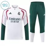 Real Madrid Felpe da Allenamento Bambino 1/4-Zip 2026-27 Bianca