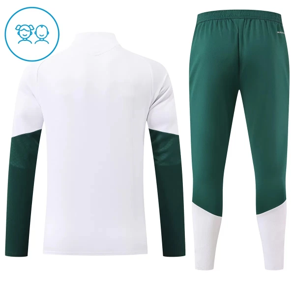 Real Madrid Felpe da Allenamento Bambino 1/4-Zip 2026-27 Bianca