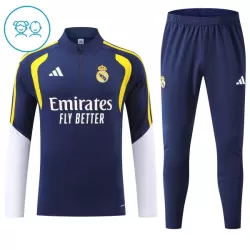 Real Madrid Felpe da Allenamento Bambino 1/4-Zip 2026-27 Blu Real Madrid Felpe da Allenamento Bambino 1/4-Zip 2026-27 Blu