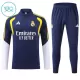 Real Madrid Felpe da Allenamento Bambino 1/4-Zip 2026-27 Blu Real Madrid Felpe da Allenamento Bambino 1/4-Zip 2026-27 Blu