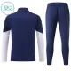Real Madrid Felpe da Allenamento Bambino 1/4-Zip 2026-27 Blu